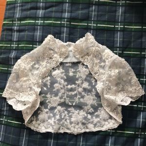 Wedding dress shoulder cover